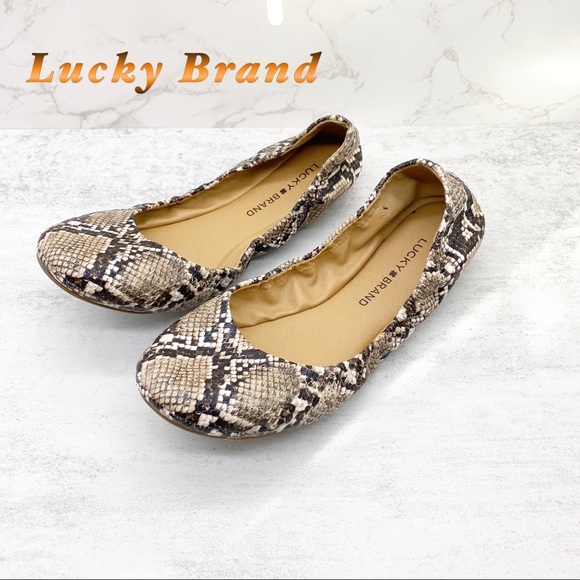 Lucky Brand Shoes - Lucky Brand-Natural Animal Print Ballet Flat 9